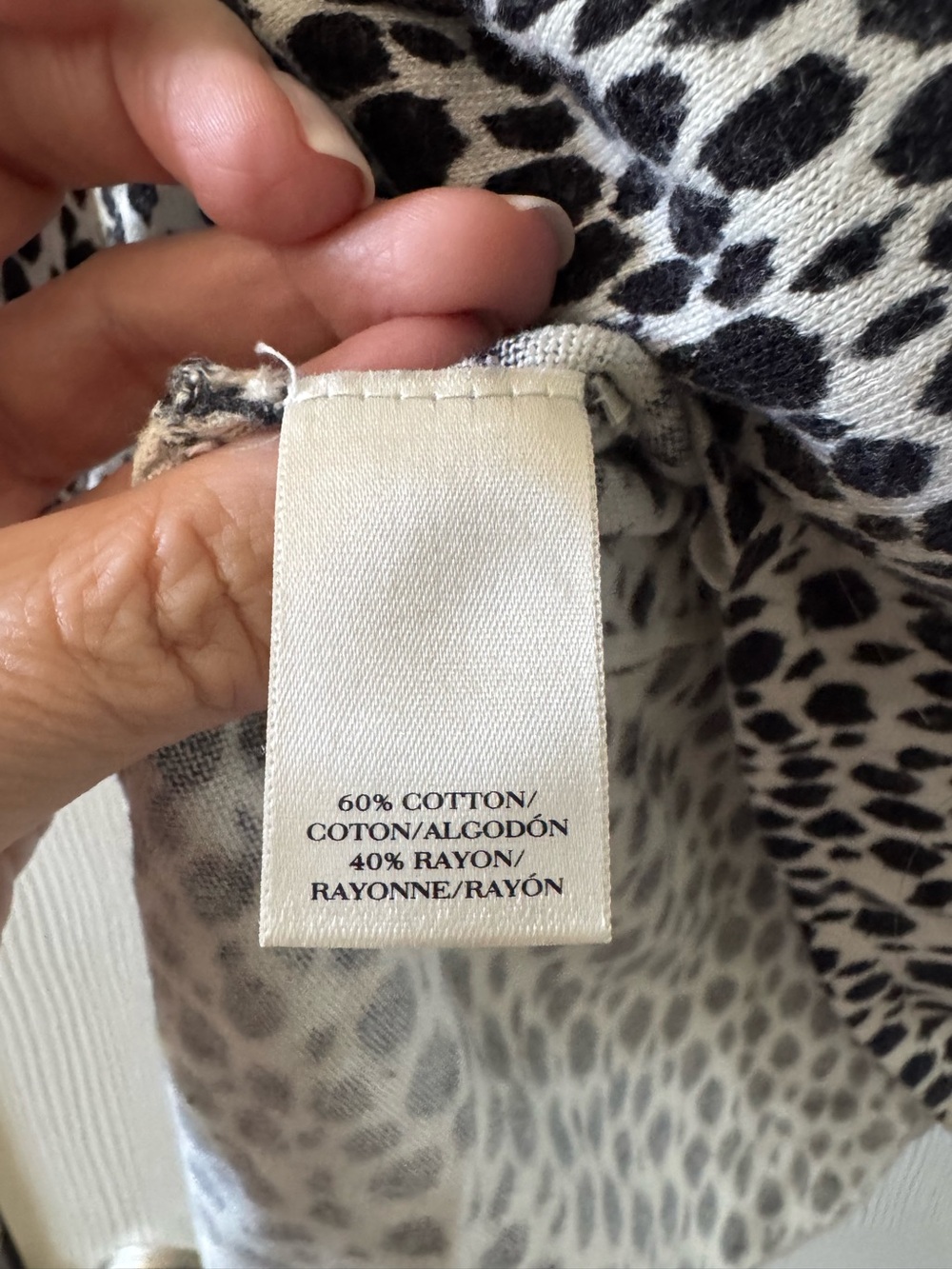 Ann Taylor Leopard Animal Print Peplum Top 3/4 Sleeve Medium - Picture 6 of 13